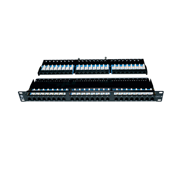 PANNEAU DE BRASSAGE 16 PORTS CAT.5E  UTP	